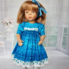 Платье для кукол Сильвии Наттерер