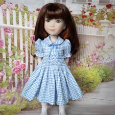 Платье для кукол Heidi Plusczok, Ruby Red