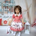 Платье для кукол Heidi Plusczok
