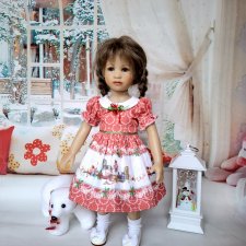 Платье для кукол Heidi Plusczok