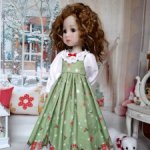 Платье для кукол Ruby Red