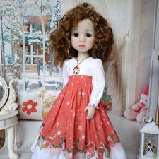 Платье для кукол Ruby Red