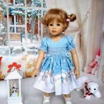 Платье для кукол Heidi Plusczok, Ruby Red