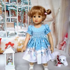 Платье для кукол Heidi Plusczok, Ruby Red