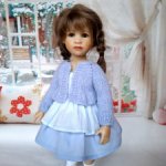 Платье для кукол Heidi Plusczok