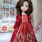 Платье для кукол Ruby Red
