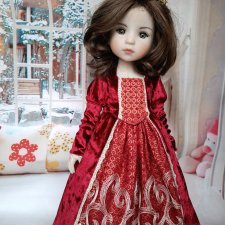 Платье для кукол Ruby Red