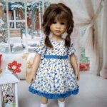Платье для кукол Heidi Plusczok
