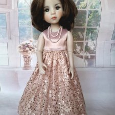 Платье для кукол Ruby Red