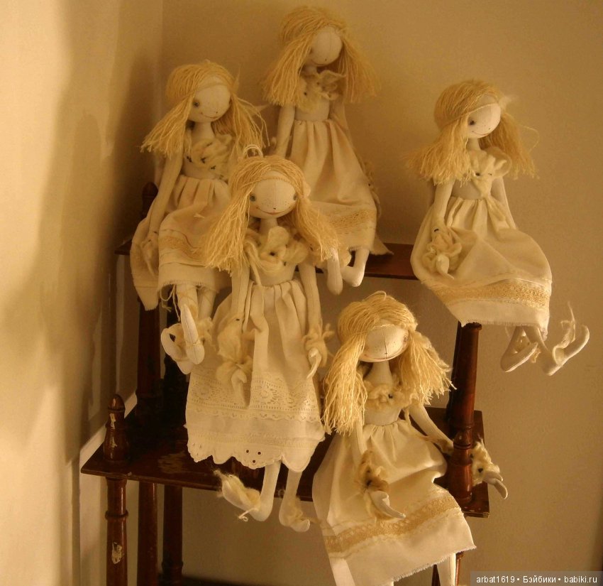 В стиле тыквоголовки — Авторские текстильные куклы: Вальдорфские (фото 2)