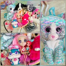 игрушки и куклы пакетом