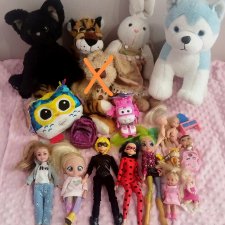 Куклы и игрушки пакетом