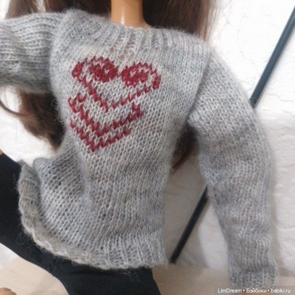 Конструктивные изменения для свитеров на маленькие куклы (фото 3)