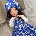 Авторская бжд куколка Марина