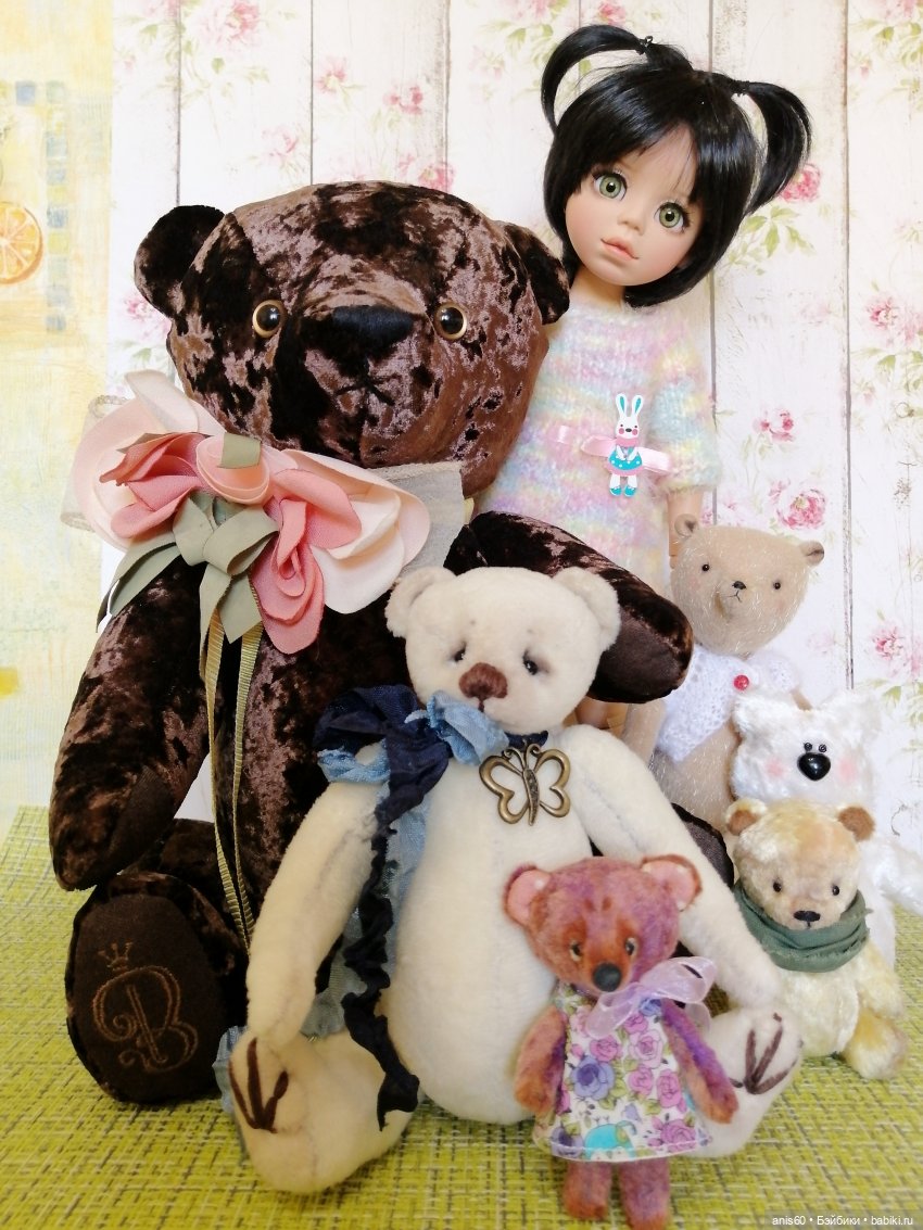 Машуля и медведи — Домашние фото авторских игрушек: Тедди