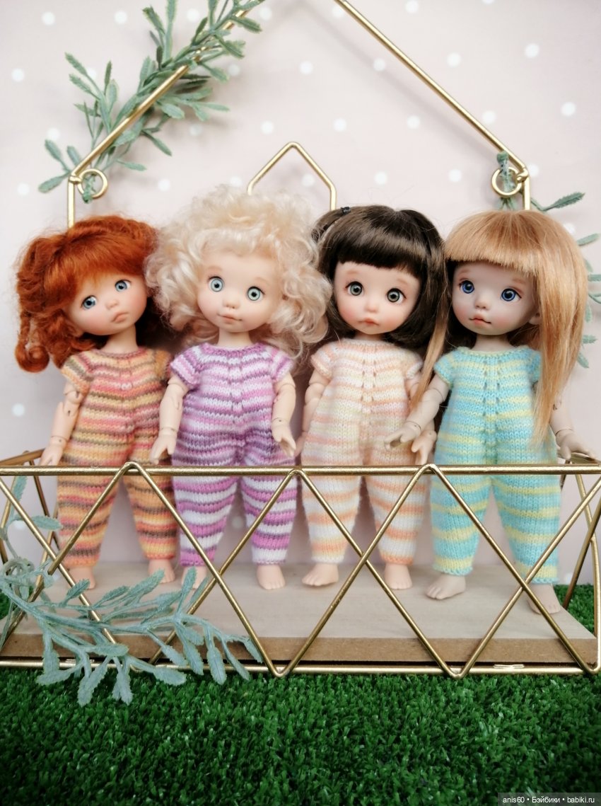 Детский сад. (Авторские куклы Ольги Бабаевой.)