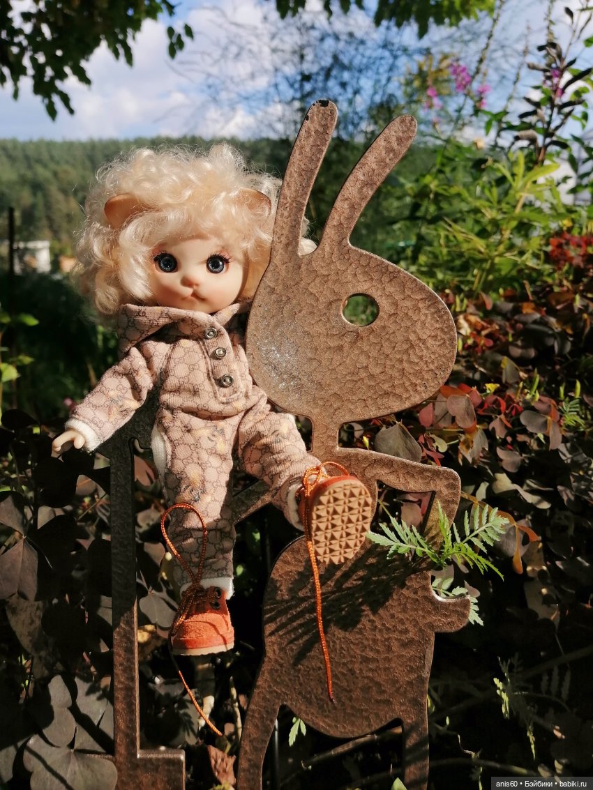 Котя на даче — Домашние фото авторских кукол: личные коллекции