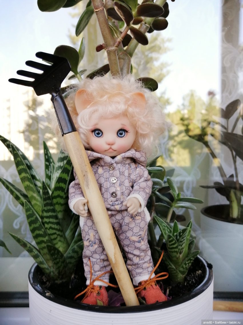 Котя на даче — Домашние фото авторских кукол: личные коллекции (фото 3)