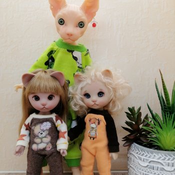 Матильда и котята.