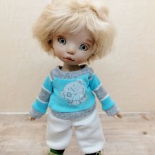 Антошка авторская кукла БЖД О. Бабаевой (молд Викки).