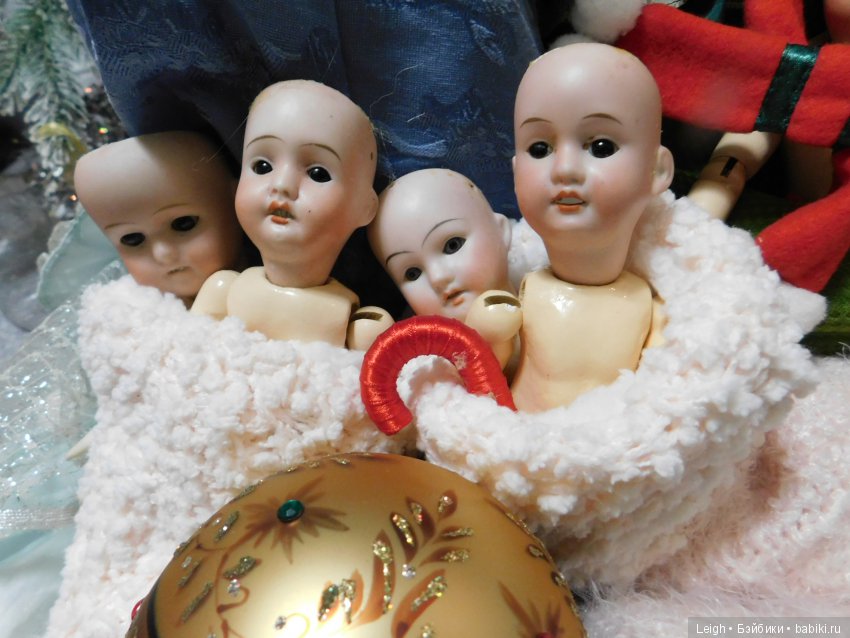 Уна и елка — Антикварные куклы Armand Marseille (AM): молд 390