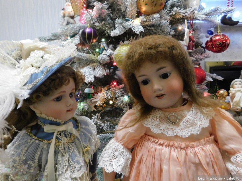 Уна и елка — Антикварные куклы Armand Marseille (AM): молд 390 (фото 8)