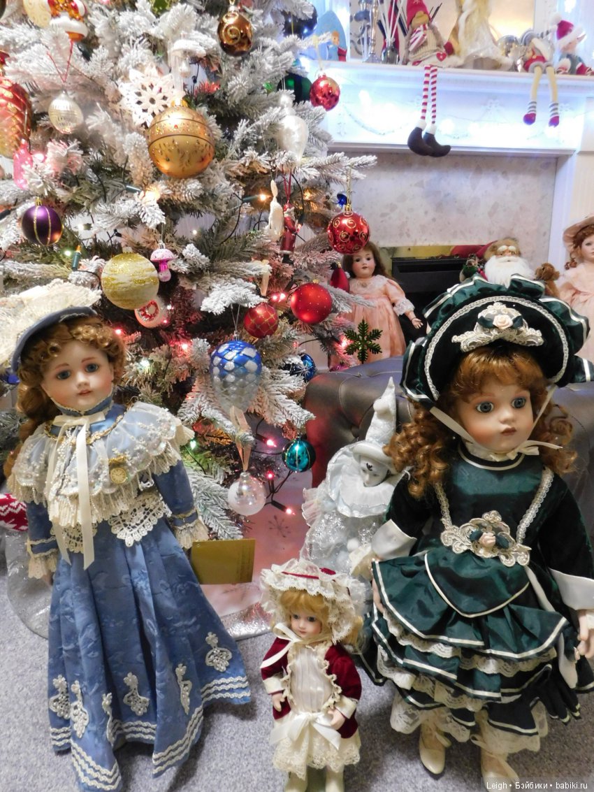 Уна и елка — Антикварные куклы Armand Marseille (AM): молд 390