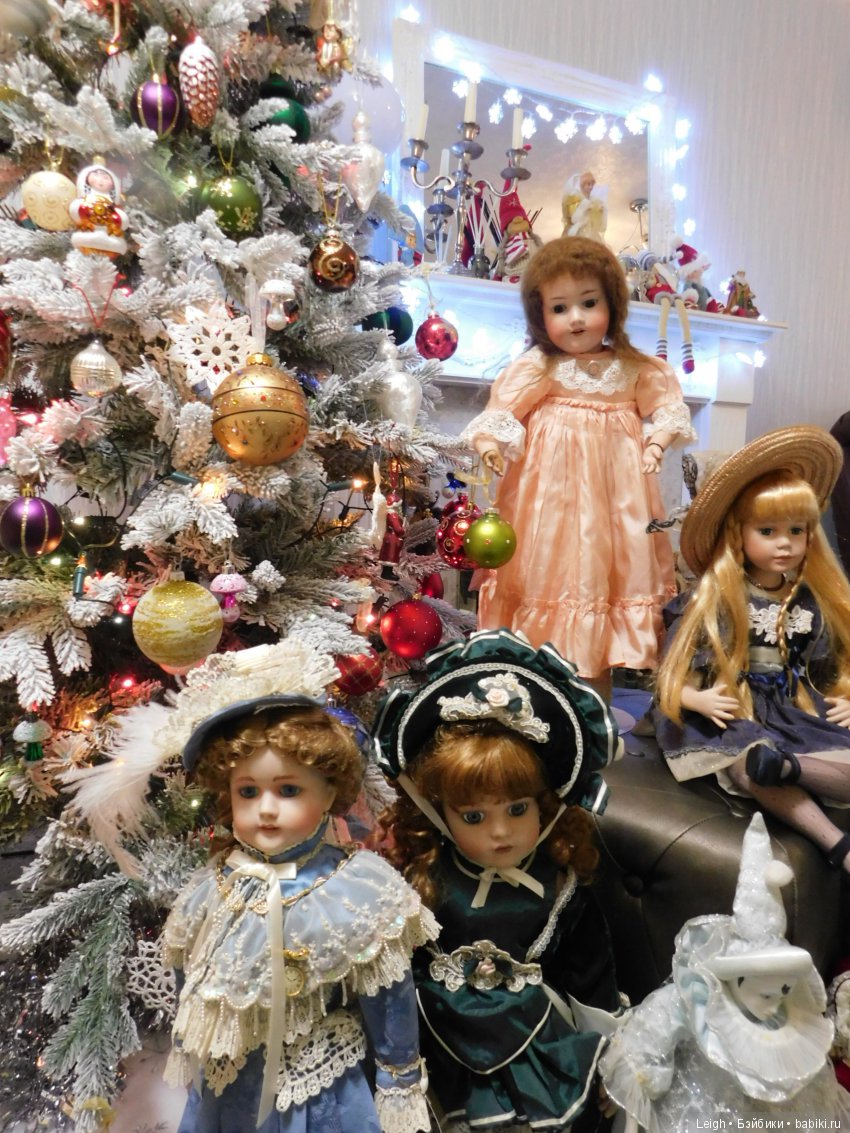 Уна и елка — Антикварные куклы Armand Marseille (AM): молд 390 (фото 9)