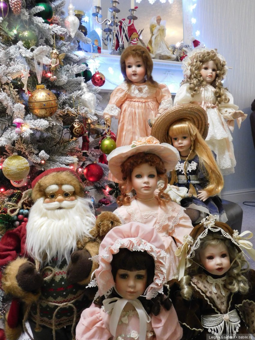 Уна и елка — Антикварные куклы Armand Marseille (AM): молд 390