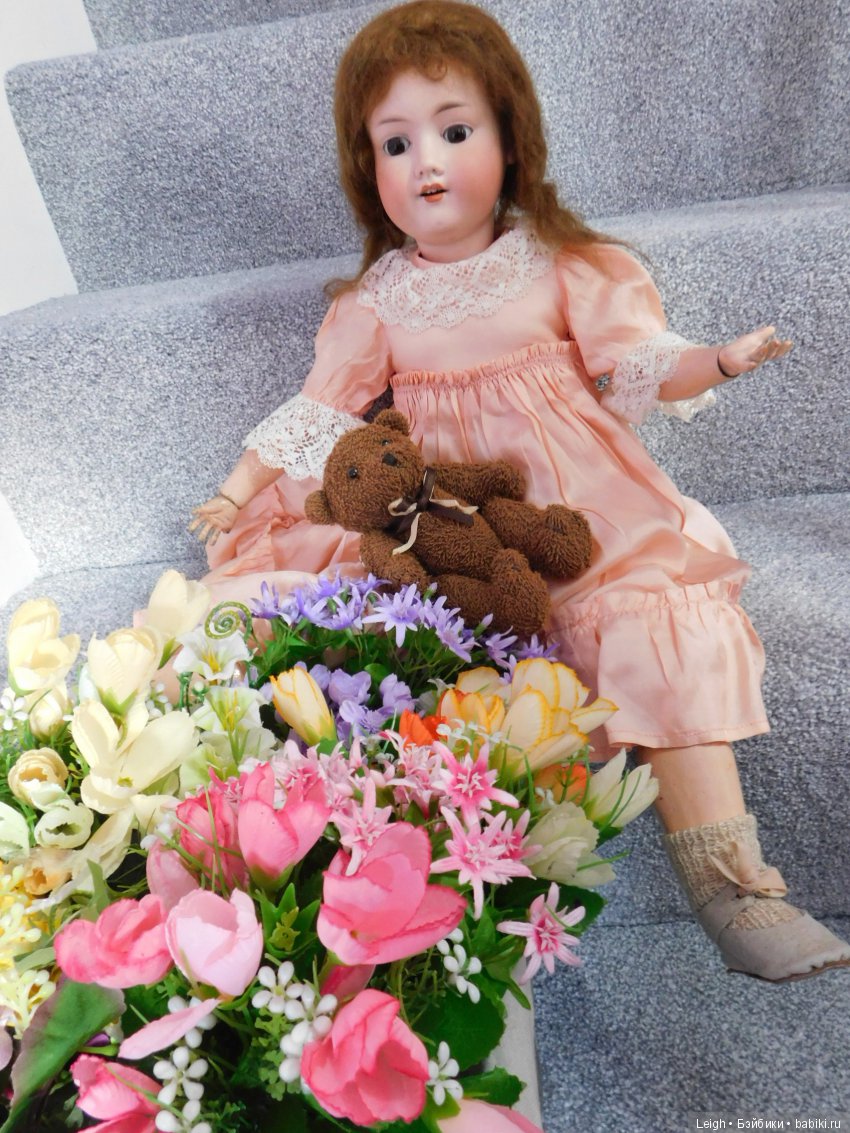 Уна и елка — Антикварные куклы Armand Marseille (AM): молд 390 (фото 5)