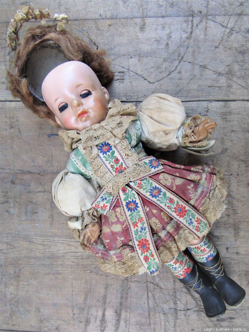 Старинная куколка Чехии-Моравии (фото 4)