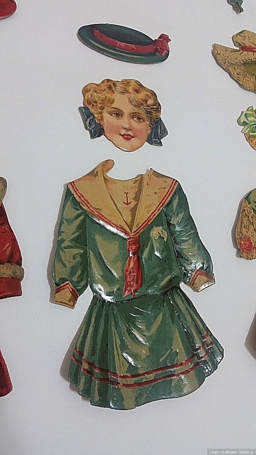 Викторианские наряды бумажных кукол