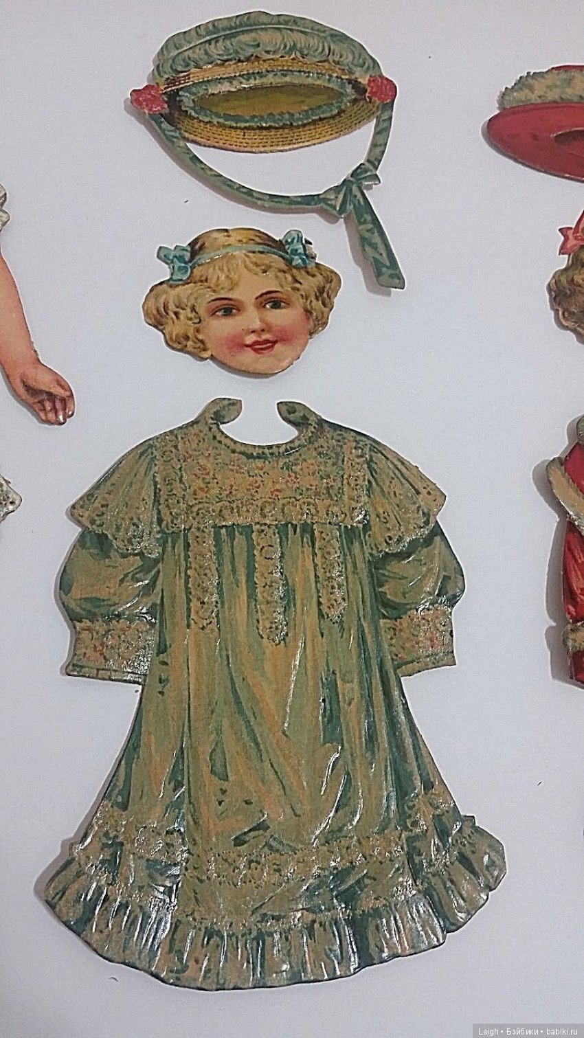 Викторианские наряды бумажных кукол