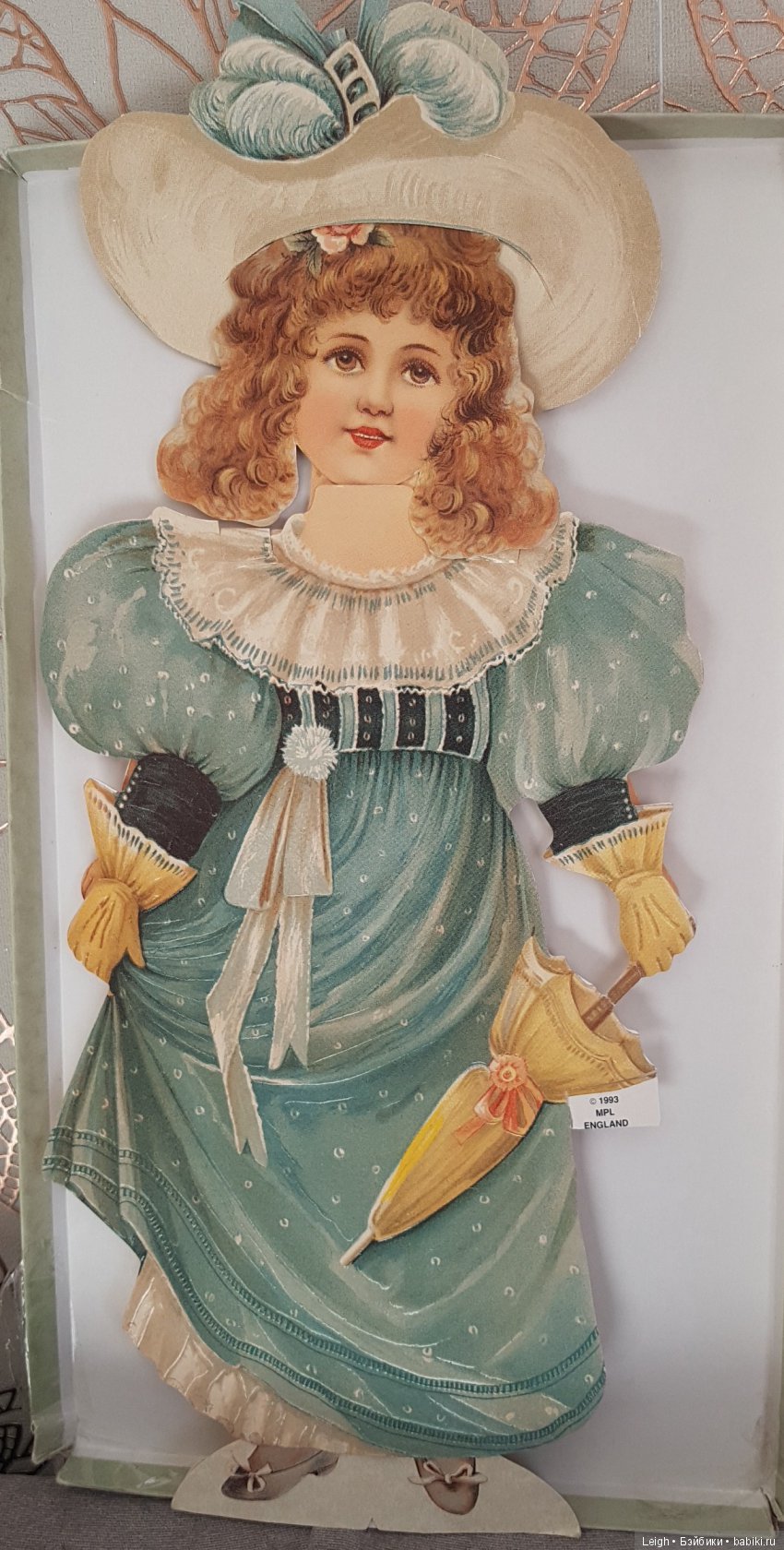 Викторианские наряды бумажных кукол (фото 3)