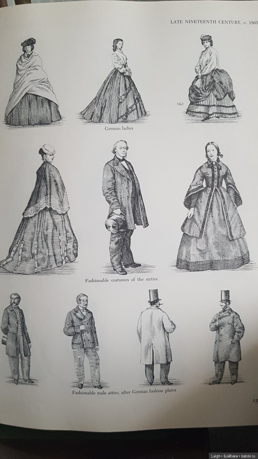 Мода XIX-XX столетий - фото из книжки и журналов