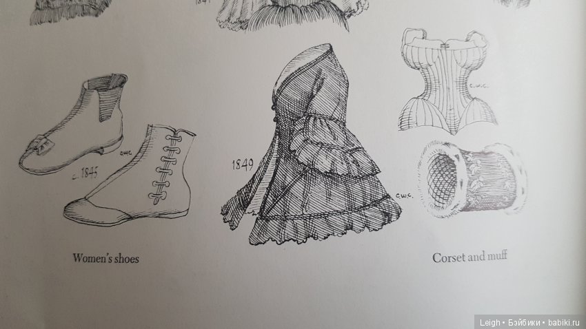 Мода XIX-XX столетий - фото из книжки и журналов (фото 10)