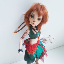 Эльфийка. ООАК Моаники от МХ