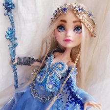 Эльфочка - волшебница. ООАК куклы ЭАХ