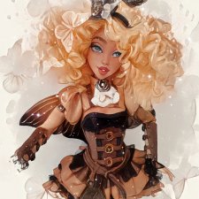 Мои новые ООАки кукол в стимпанке