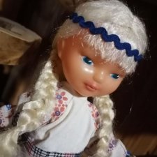 Кукла СССР Лен игрушка.