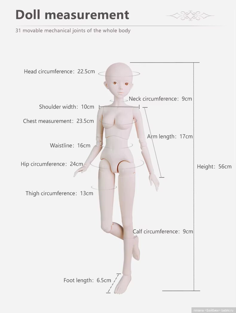 Показываю куклу от Ni Meng Doll. Распаковка и обзор