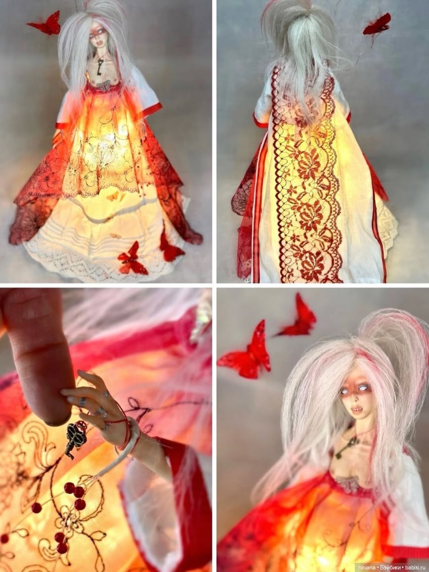 Мир Lightpainted Doll. Там, где свет становится формой