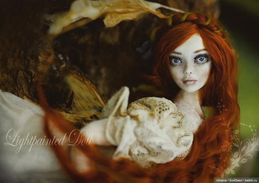 Мир Lightpainted Doll. Там, где свет становится формой