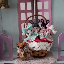 Мишутка и лукошко зайчат