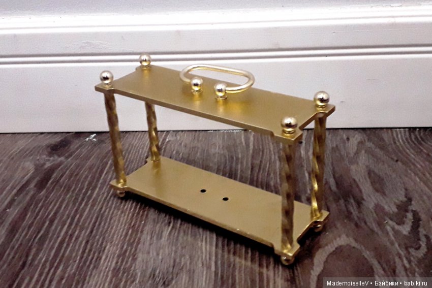 Мастер-класс. Кукольная миниатюра. Винтажный консольный столик