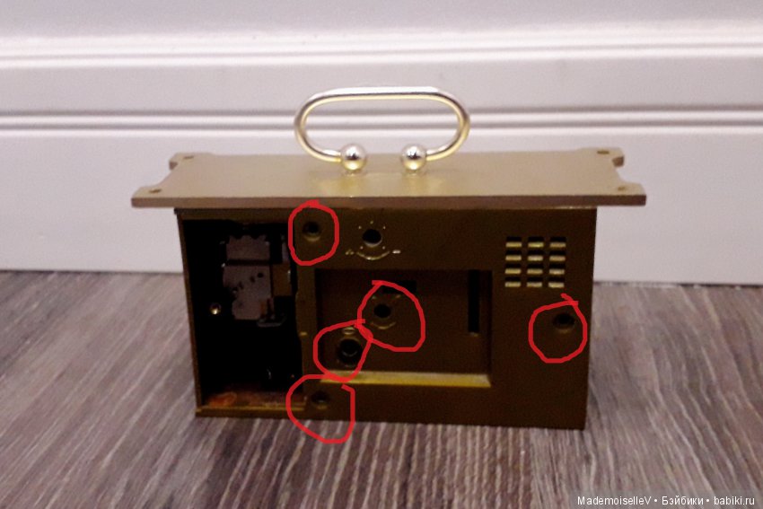 Мастер-класс. Кукольная миниатюра. Винтажный консольный столик (фото 6)