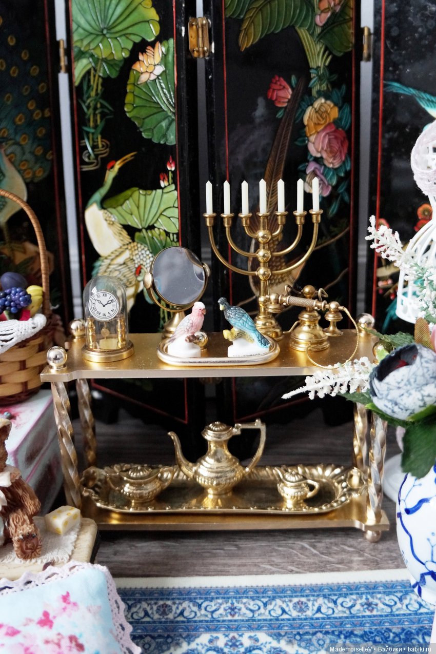 Мастер-класс. Кукольная миниатюра. Винтажный консольный столик