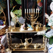 Мастер-класс. Кукольная миниатюра. Винтажный консольный столик