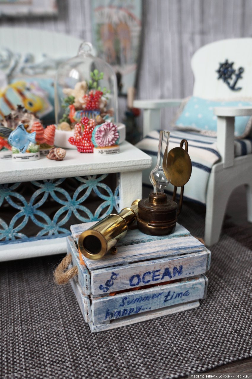 Дача на берегу моря — Мебель для кукол и домиков: фото