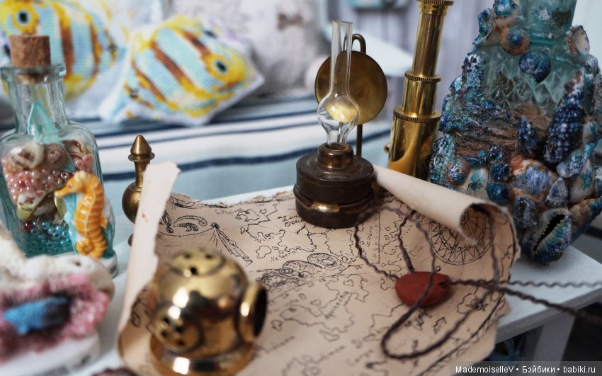 Дача на берегу моря — Мебель для кукол и домиков: фото